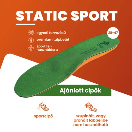 BATZ Static Sport egyedi talpbetét