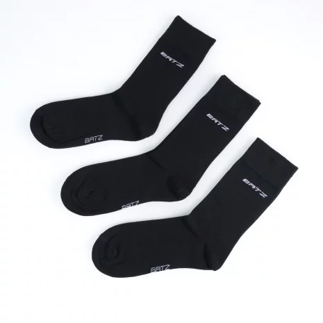 BATZ LifeStyle 3 pár Férfi (black/black/black) klasszikus zokni