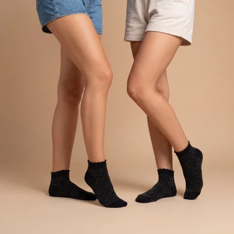 BATZ 2 pár Grace (black/black) zokni