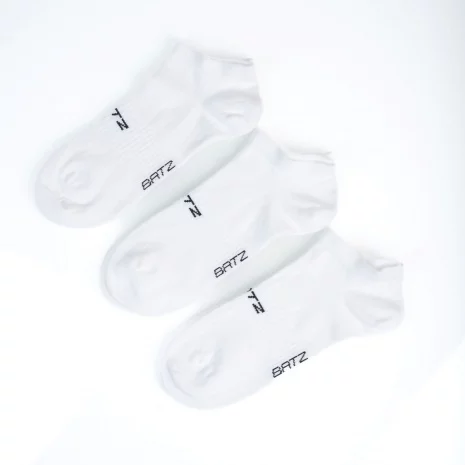 BATZ LifeStyle 3 pár Unisex (white/white/white) bokazokni