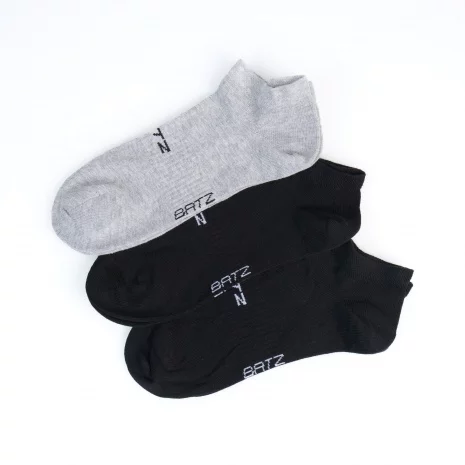 BATZ LifeStyle 3 pár Unisex (black/black/grey) bokazokni