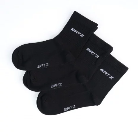 BATZ LifeStyle 3 pár Unisex (black/black/black) crew zokni