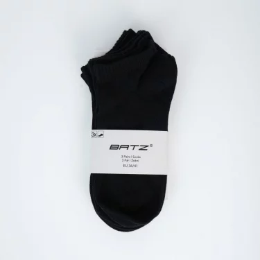 BATZ 3 pár One size (black/black/black) bokazokni