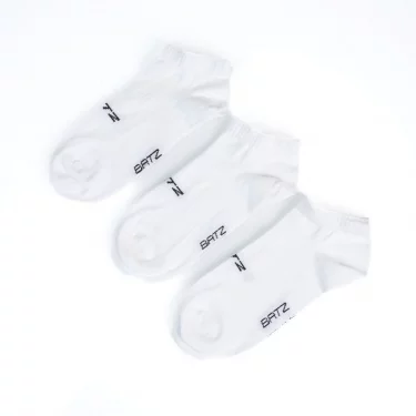 BATZ 3 pár One size (white/white/white) bokazokni