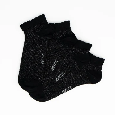 BATZ 2 pár Grace (black/black) zokni
